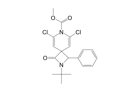 2-TERT.-BUTYL-6,8-DICHLORO-1-OXO-3-PHENYL-2,7-DIAZA-SPIRO-[3.5]-NONA-5,8-DIENE-7-CARBOXYLIC-ACID-METHYLESTER