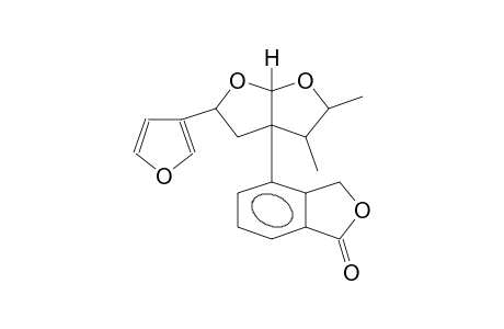 1(3H)-ISOBENZOFURANONE, 4-[5-(3-FURANYL)TETRAHYDRO-2,3-DIMETHYLFURO[2,3-b]FURAN-