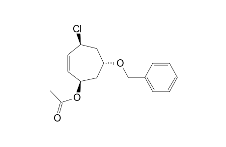 1.beta.-Acetoxy-4.beta.-chloro-6.alpha.-(benzyloxy)-2-cycloheptene