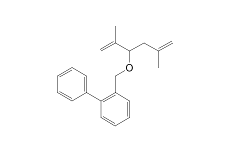 3-(Biphen-2-ylmethoxy)-2,5-dimethylhexa-1,5-diene