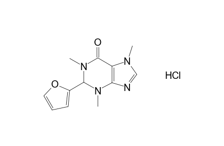 1,2,3,7-Tetrahydro-2-(furan-2'-yl)-1,3,7-trimethyl-6H-purin-6-one-Hydrochloride