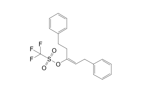 1,5-Diphenylpent-2-en-3-yl trifluoromethanesulfonate