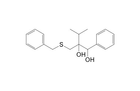 2-[(Benzylsulfanyl)methyl]-3-methyl-1-phenylbutane-1,2-diol