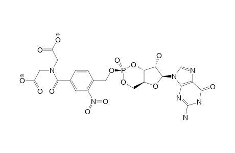 GUANOSINE-3',5'-CYCLIC-[R-(P)]-[4-[N,N-BIS-(CARBOXYMETHYL)-CARBAMOYL]-2-NITROPHENYL]-METHYL-PHOSPHONATE