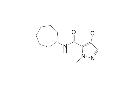 4-chloro-N-cycloheptyl-1-methyl-1H-pyrazole-5-carboxamide