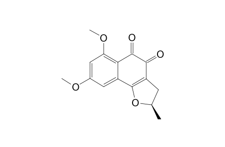 (2R)-6,8-dimethoxy-2-methyl-2,3-dihydrobenzo[g]benzofuran-4,5-dione