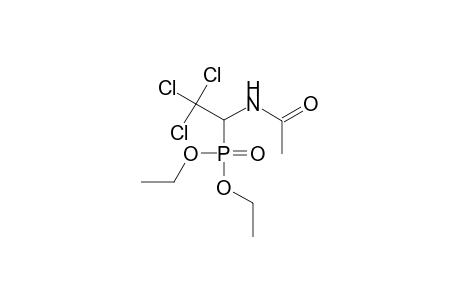 Diethyl 1-(acetylamino)-2,2,2-trichloroethylphosphonate
