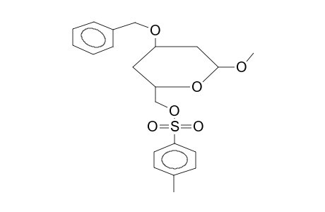 METHYL 3-O-BENZYL-2,4-DIDEOXY-6-O-TOSYL-D-ERYTHRO-HEXOPYRANOSIDE(ANOMER 1)