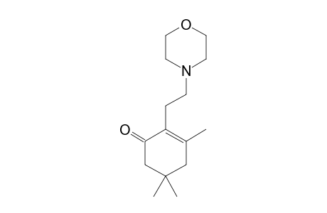 3,5,5-TRIMETHYL-2-(2-MORPHOLINOETHYL)-2-CYCLOHEXEN-1-ON