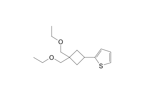 3,3-Bis(ethoxymethyl)-1-(thienyl)-cyclobutane