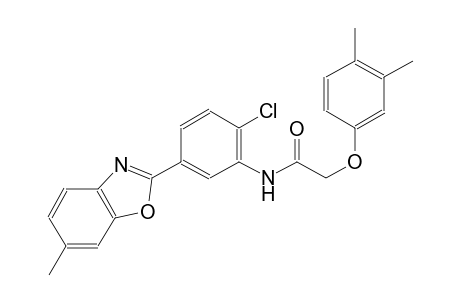 acetamide, N-[2-chloro-5-(6-methyl-2-benzoxazolyl)phenyl]-2-(3,4-dimethylphenoxy)-