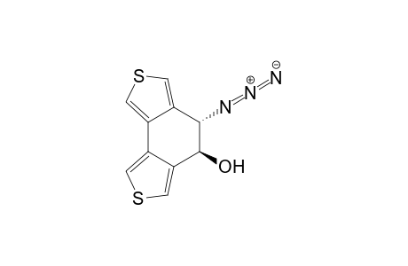 Benzo[1,2-c:3,4-c']dithiophene-4-ol, 5-azido-4,5-dihydro-, trans-