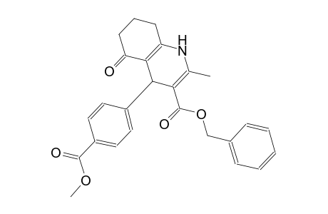 benzyl 4-[4-(methoxycarbonyl)phenyl]-2-methyl-5-oxo-1,4,5,6,7,8-hexahydro-3-quinolinecarboxylate