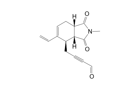 4-((rel-3aR,4R,7aS)-2-methyl-1,3-dioxo-5-vinyl-2,3,3a,4,7,7a-hexahydro-1H-isoindol-4-yl)but-2-ynal
