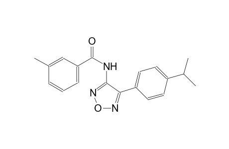 benzamide, 3-methyl-N-[4-[4-(1-methylethyl)phenyl]-1,2,5-oxadiazol-3-yl]-