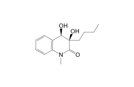 cis-3-Butyl-3,4-dihydro-3,4-dihydroxy-1-methylquinolin-2(1H)-one