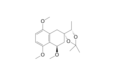(4S,4'R,5S)-4',5',8'-Trimethoxy-2,2,5-trimethyl-3',4'-dihydro-1H-spiro[1,3-dioxolane-4,2'-naphthalene]