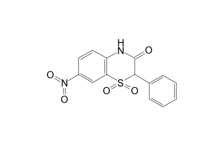 7-Nitro-2-phenyl-2H-1,4-benzothiazin-3(4H)-one 1,1-dioxide