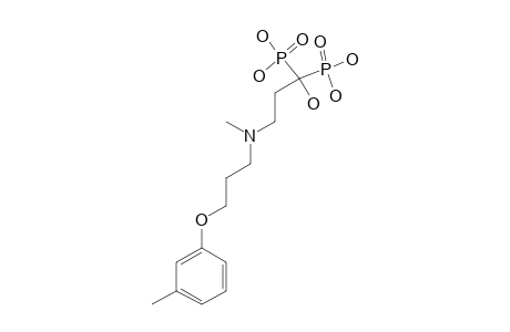 1-HYDROXY-3-[METHYL-(3-(3-METHYLPHENOXY)-PROPYL)-AMINO]-PROPYLIDENE-1,1-BISPHOSPHONIC-ACID