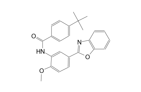 N-[5-(1,3-benzoxazol-2-yl)-2-methoxyphenyl]-4-tert-butylbenzamide