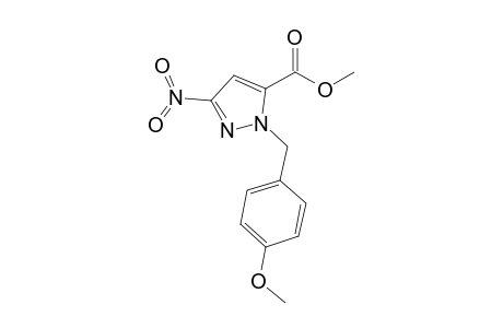methyl 1-(4-methoxybenzyl)-3-nitro-1H-pyrazole-5-carboxylate