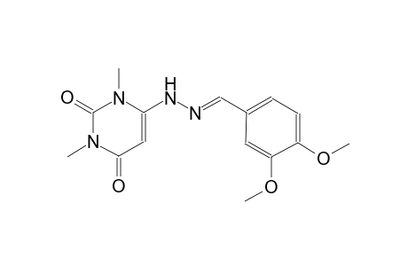 3,4-dimethoxybenzaldehyde (1,3-dimethyl-2,6-dioxo-1,2,3,6-tetrahydro-4-pyrimidinyl)hydrazone