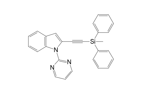 2-[(Methyldiphenylsilyl)ethynyl]-1-(pyrimidin-2-yl)-1H-indole