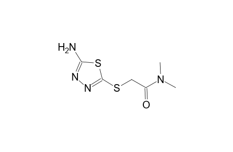 2-[(5-amino-1,3,4-thiadiazol-2-yl)sulfanyl]-N,N-dimethylacetamide