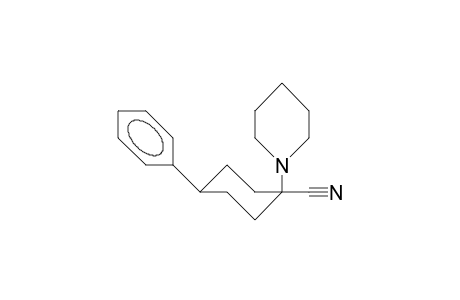 cis-4-Phenyl-1(R)-piperidino-cyclohexanenitrile