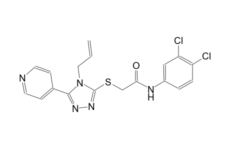 2-{[4-allyl-5-(4-pyridinyl)-4H-1,2,4-triazol-3-yl]sulfanyl}-N-(3,4-dichlorophenyl)acetamide