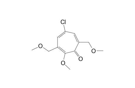 5-Chloro-2-methoxy-3,7-bis(methoxymethyl)cyclohepta-2,4,6-trien-1-one