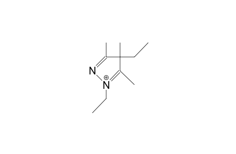 1,4-Diethyl-3,4,5-trimethyl-4-isopyrazolium cation