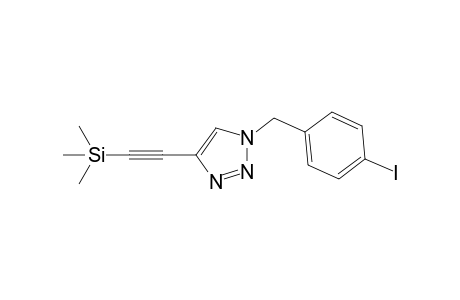 4-(Trimethylsilylethynyl)-1-(4-iodobenzyl)-1H-1,2,3-triazole