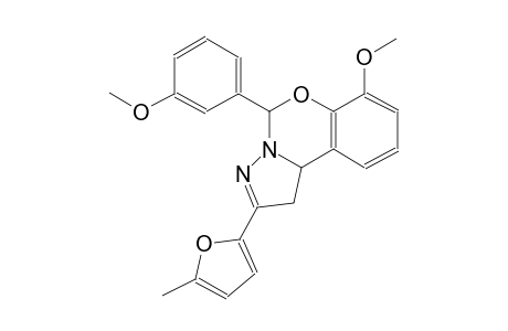 pyrazolo[1,5-c][1,3]benzoxazine, 1,10b-dihydro-7-methoxy-5-(3-methoxyphenyl)-2-(5-methyl-2-furanyl)-