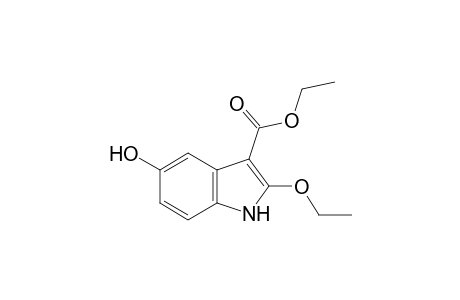 2-ethoxy-5-hydroxyindole-3-carboxylic acid, ethyl ester