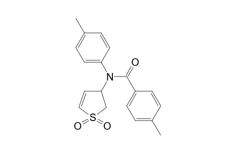 Benzamide, N-(2,3-dihydro-3-thienyl)-4-methyl-N-(4-methylphenyl)-, S,S-dioxide