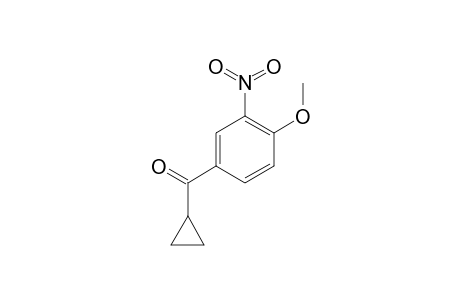 4-Cyclopropylcarbonyl-2-nitroanisole