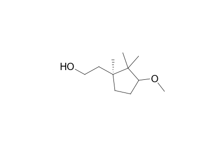 2-(3-Methoxy-1.alpha.,2,2-trimethylcyclopentyl)ethanol
