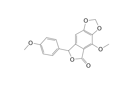 AGLALACTONE;7-METHOXY-3-(4-METHOXYPHENYL)-5,6-METHYLENEDIOXY-1,3-DIHYDROBENZO-[C]-FURAN-1-ONE