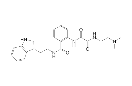 ethanediamide, N~1~-[2-(dimethylamino)ethyl]-N~2~-[2-[[[2-(1H-indol-3-yl)ethyl]amino]carbonyl]phenyl]-