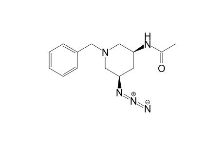N-[(3S,5R)-5-Azido-1-benzylpiperidin-3-yl]ethanamide
