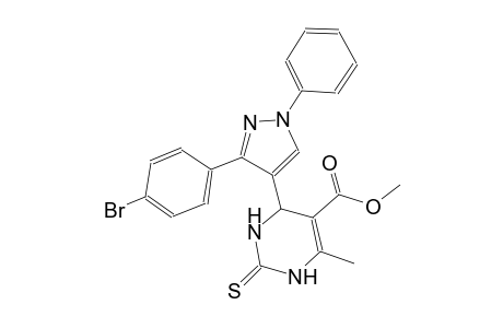 5-pyrimidinecarboxylic acid, 4-[3-(4-bromophenyl)-1-phenyl-1H-pyrazol-4-yl]-1,2,3,4-tetrahydro-6-methyl-2-thioxo-, methyl ester
