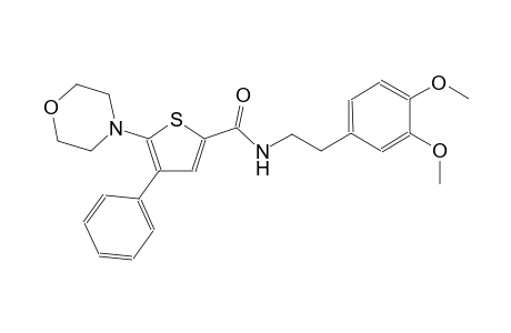2-thiophenecarboxamide, N-[2-(3,4-dimethoxyphenyl)ethyl]-5-(4-morpholinyl)-4-phenyl-