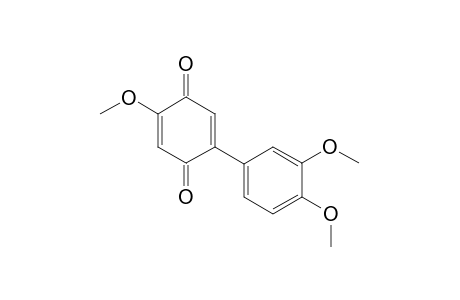 5 / 6-(3',4'-Dimethoxyphenyl-2-methoxy-1,4-benzoquinone