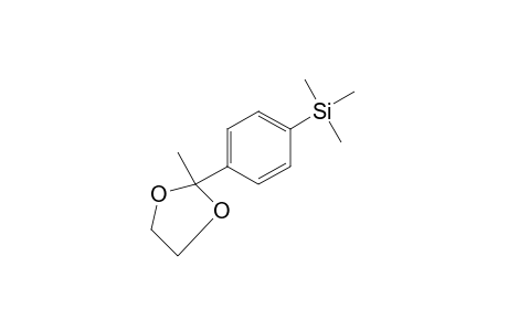 2-METHYL-2-[p-(TRIMETHYLSILYL)PHENYL]-1,3-DIOXOLANE