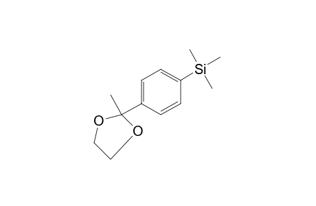 2-Methyl-2-[p-(trimethylsilyl)phenyl]-1,3-dioxolane