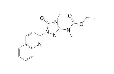 N,4-dimethyl-5-oxo-1-(2-quinolyl)-delta square-1,2,4-triazoline-3-carbamic acid