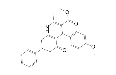 methyl 4-(4-methoxyphenyl)-2-methyl-5-oxo-7-phenyl-1,4,5,6,7,8-hexahydro-3-quinolinecarboxylate