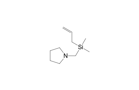 Pyrrolidine, 1-[(dimethyl-2-propenylsilyl)methyl]-