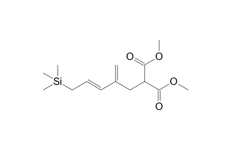 Dimethyl 6-(trimethylsilyl)-3-methylene-4-hexenyl-1,1-dicarboxylate